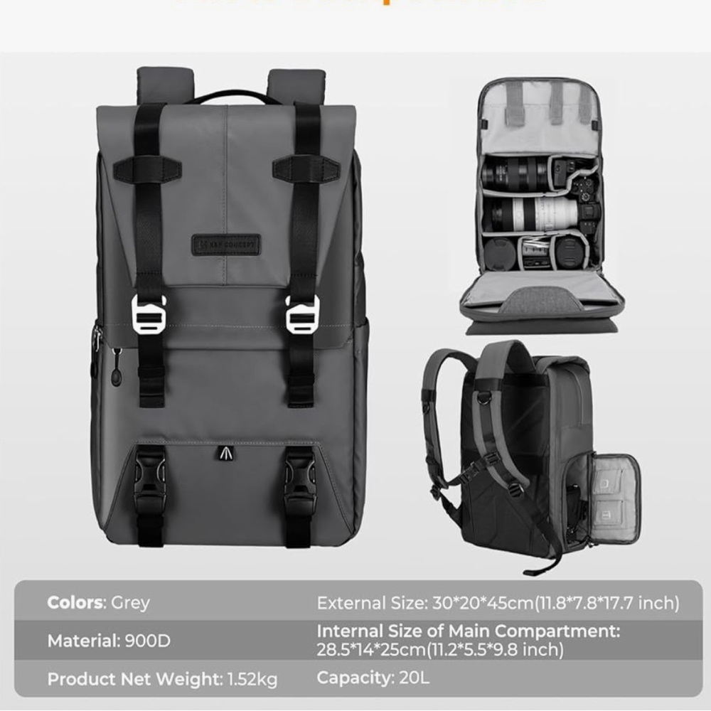 Camera backpack NWT - image 3